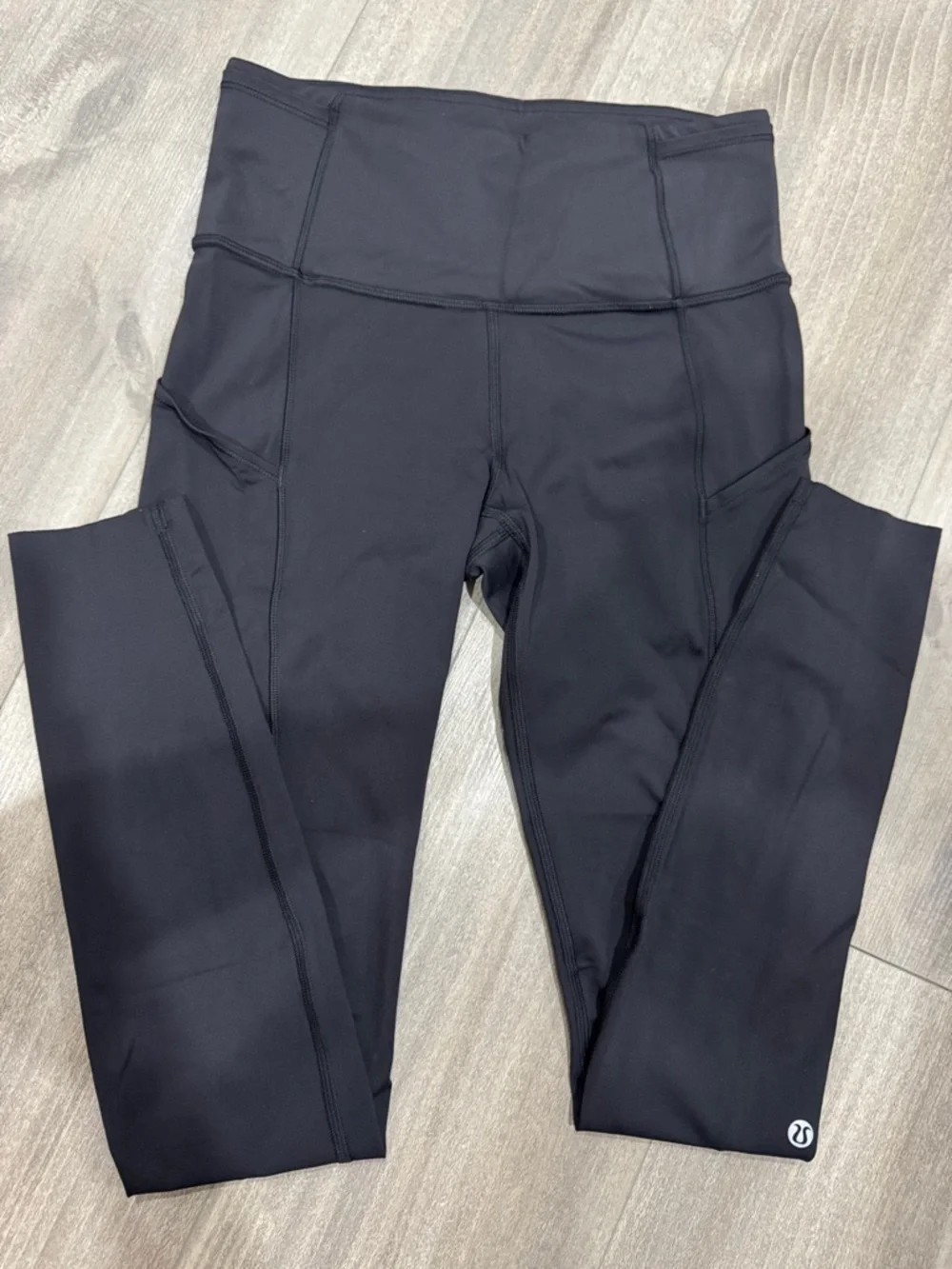 Lululemon  Black High-Waisted Leggings Fast and Free High-Rise Tight 28